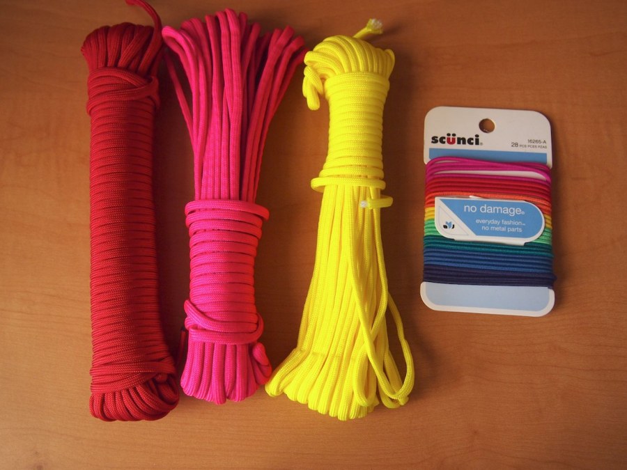 Materials Needed to Make Paracord Bracelets 