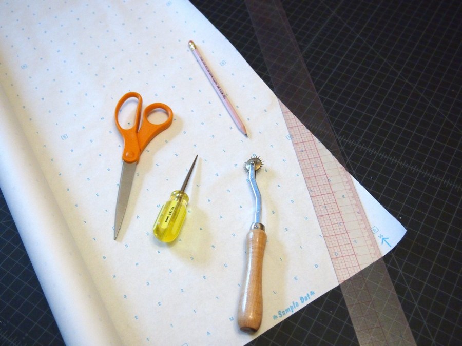 copying a wrap skirt pattern